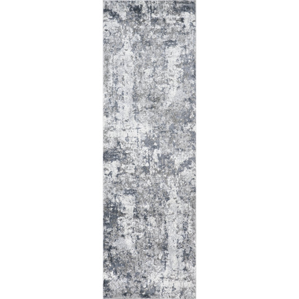 Williston Montague Machine Woven Performance Gray Rug & Reviews